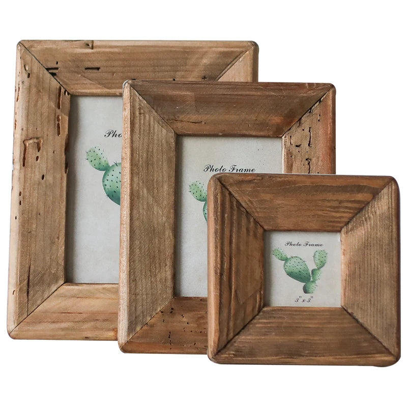 Rustic Retro Style Photo Frame