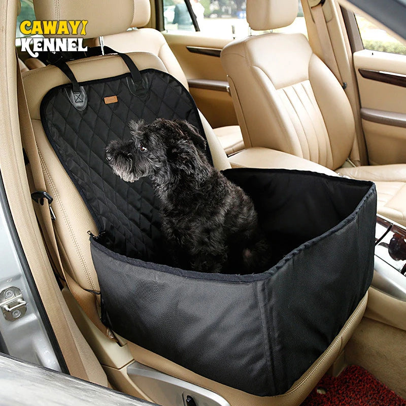 CAWAYI KENNEL Funda para asiento de coche para perros 2 en 1