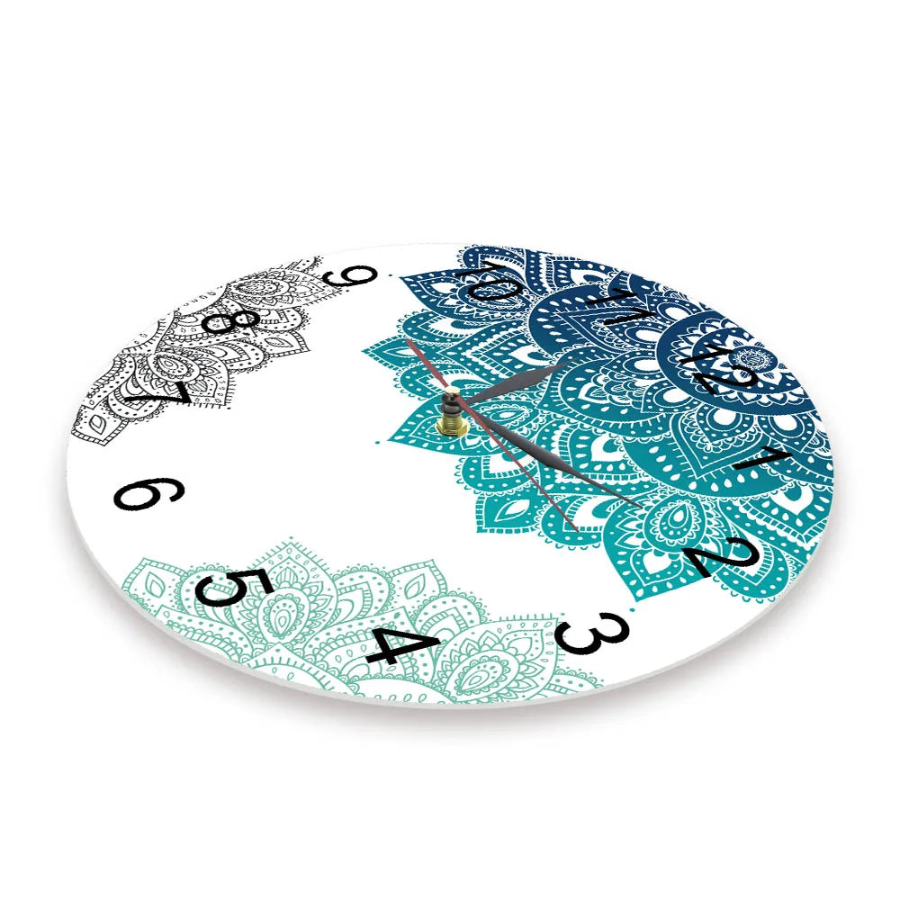 Mandala Wall Clock