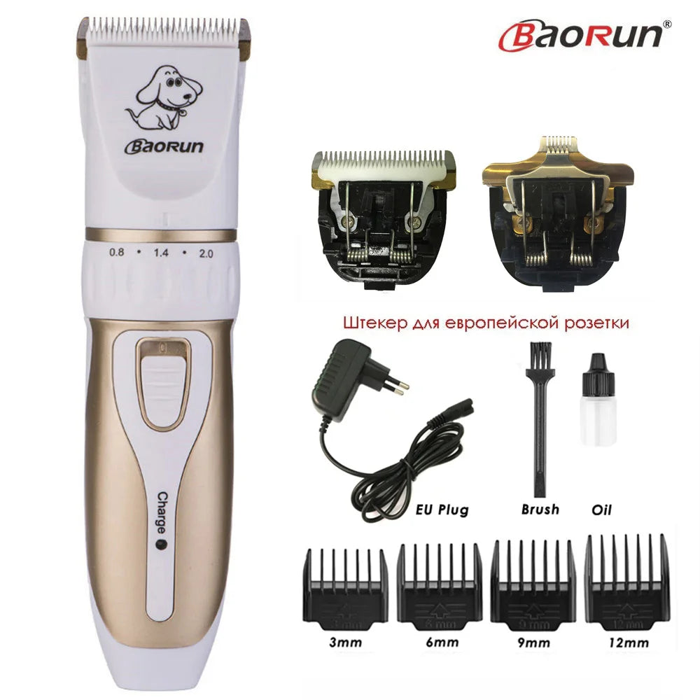 BaoRun P2 P3 Professional Pet Cat Dog Hair Trimmer