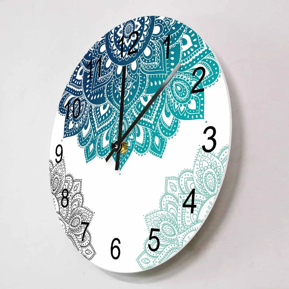 Mandala Wall Clock