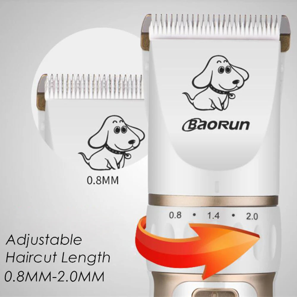 BaoRun P2 P3 Professional Pet Cat Dog Hair Trimmer