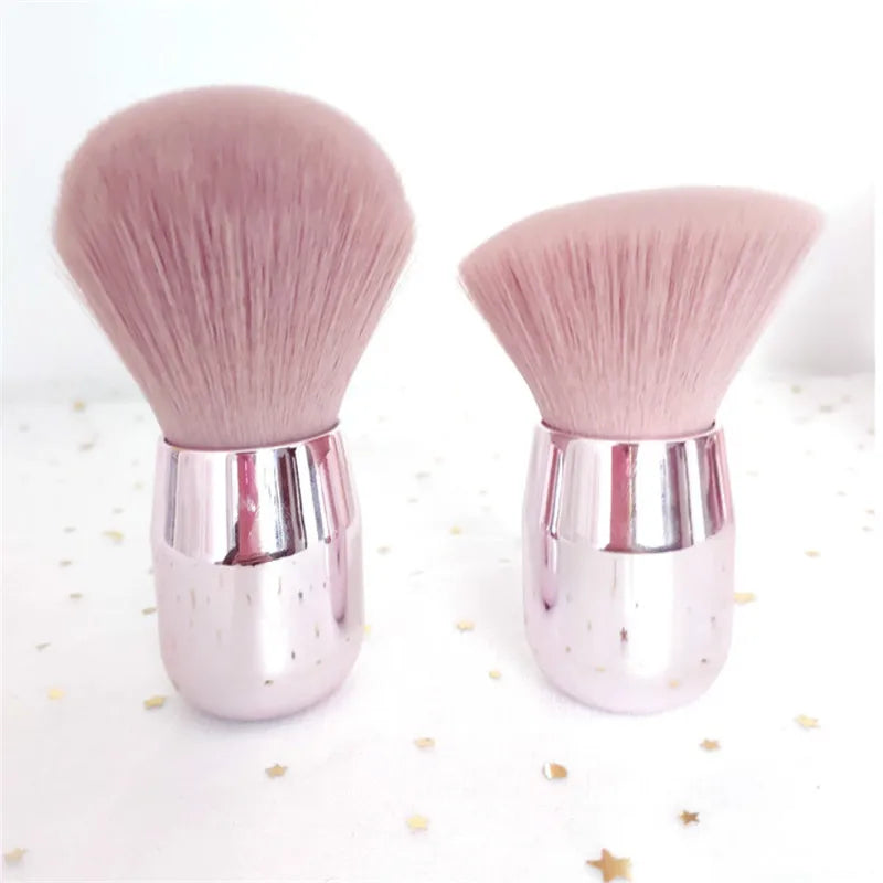 Pink Powder Makeup Brush