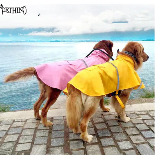 Chaqueta impermeable para perros grandes