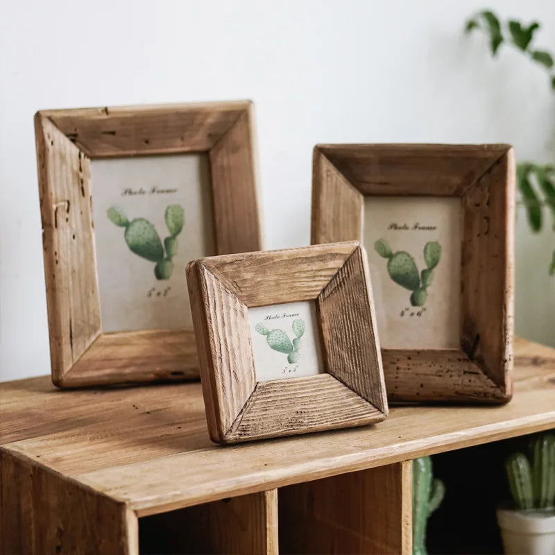 Rustic Retro Style Photo Frame