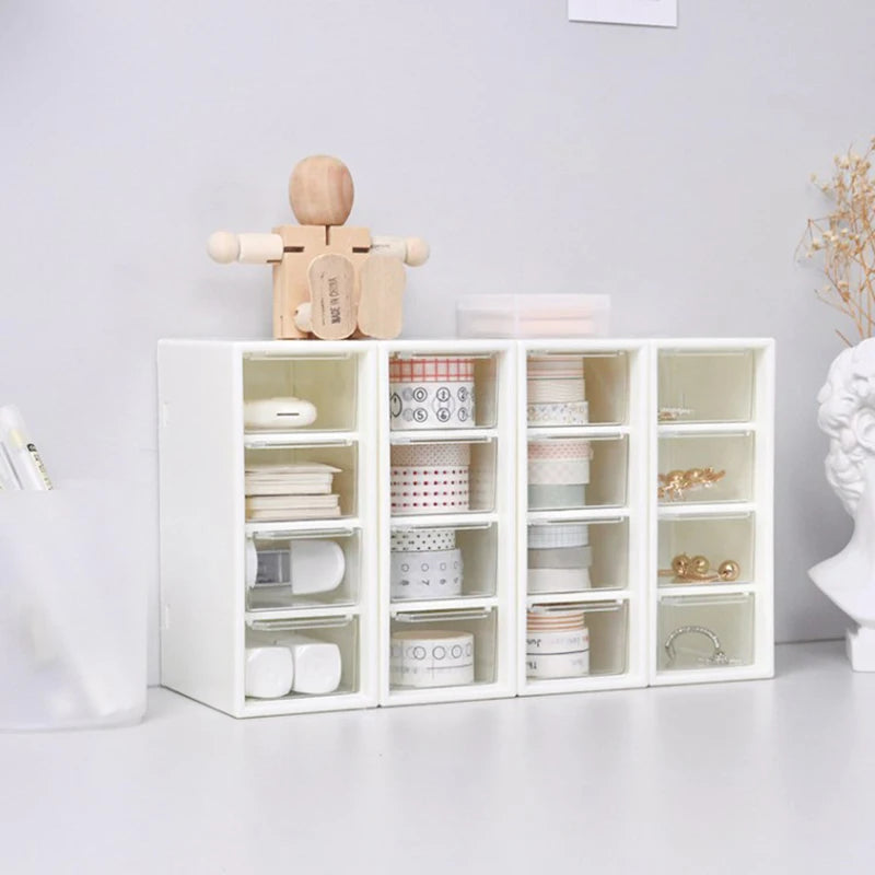 White Desktop Storage Box