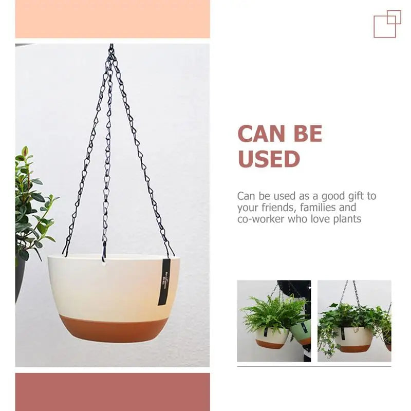 2 Hanging Flower Pots