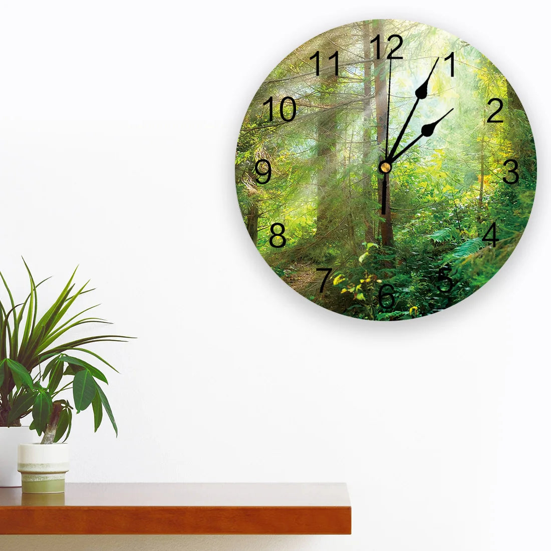 Beautiful Forest Wall Clock