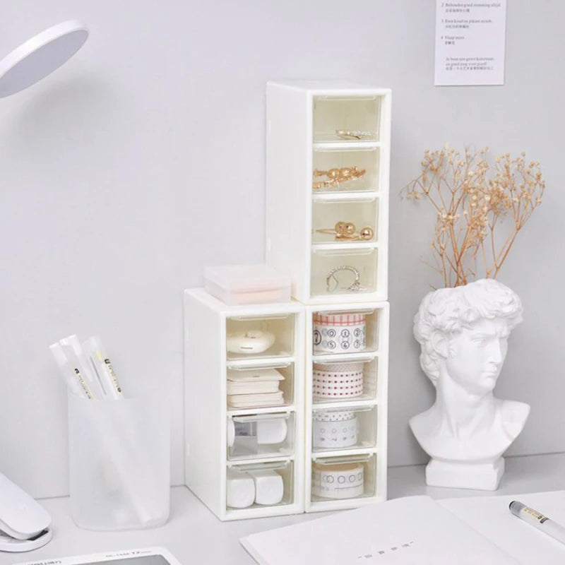 White Desktop Storage Box