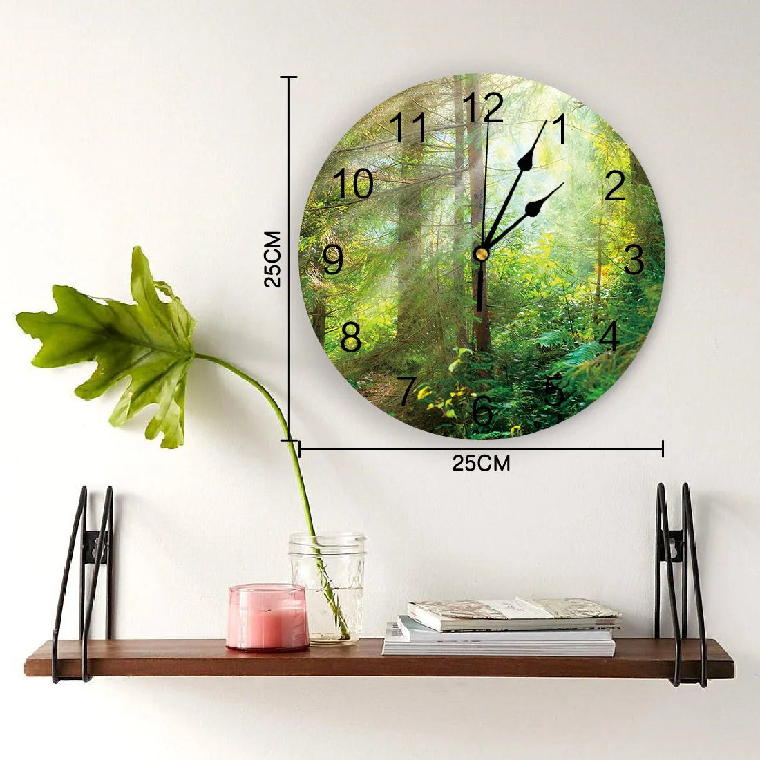 Beautiful Forest Wall Clock