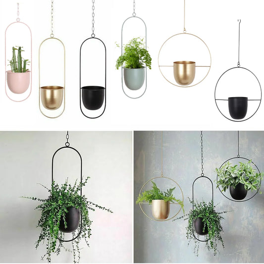 Metal Hanging Flower Pot