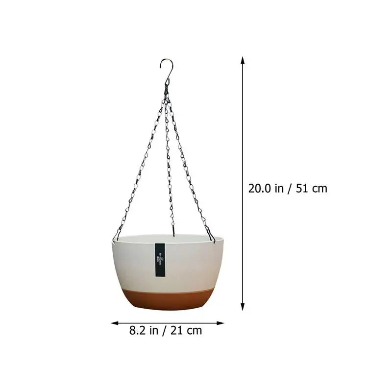 2 Hanging Flower Pots